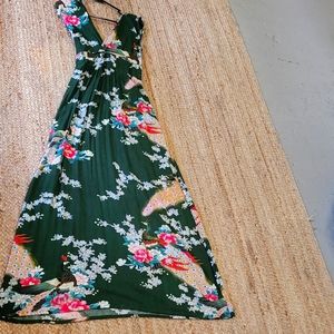 Modcloth printed maxi small